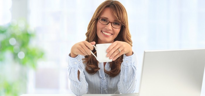 Business woman in office